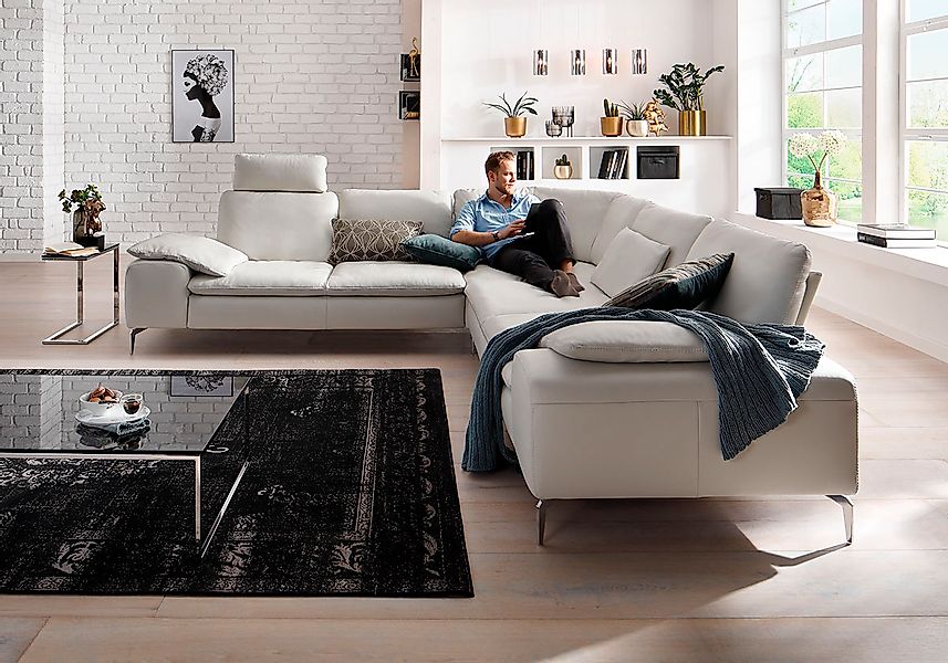 W.SCHILLIG Ecksofa »valentinoo, Designsofa, elegant und bequem, L-Form«, (S günstig online kaufen