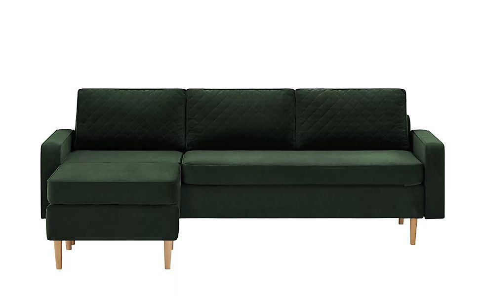Ecksofa beidseitig montierbar - grün - 227 cm - 84 cm - 151 cm - Polstermöb günstig online kaufen
