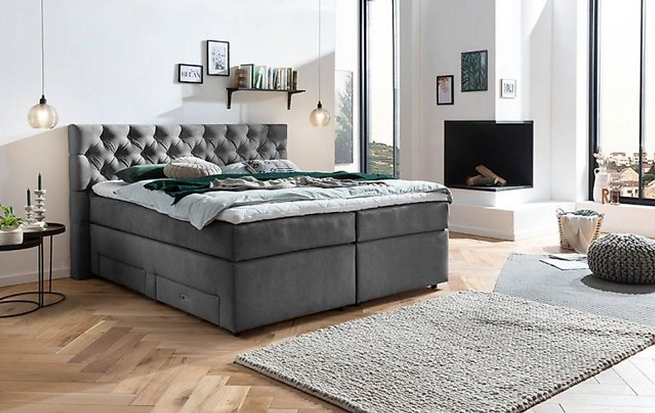 Belanoti Boxspringbett Lara (Boxspringbett 180x200 mit günstig online kaufen