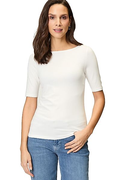 Zero Kurzarmshirt zero Modalshirt mit U-Bootausschnitt günstig online kaufen
