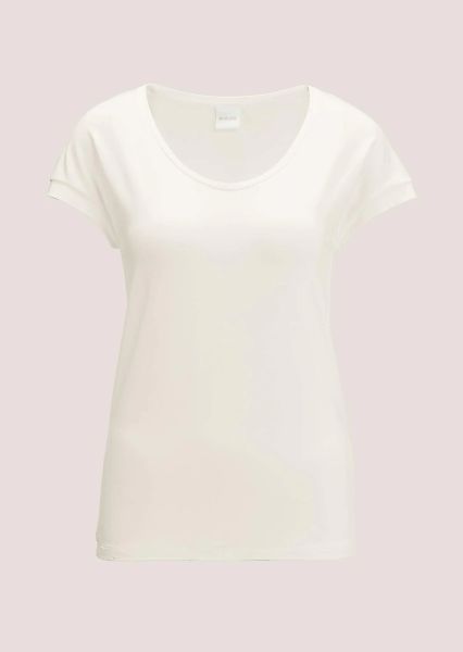 MADELEINE Kurzarmshirt "Jerseybluse Elegantes Viskose-Oberteil" günstig online kaufen