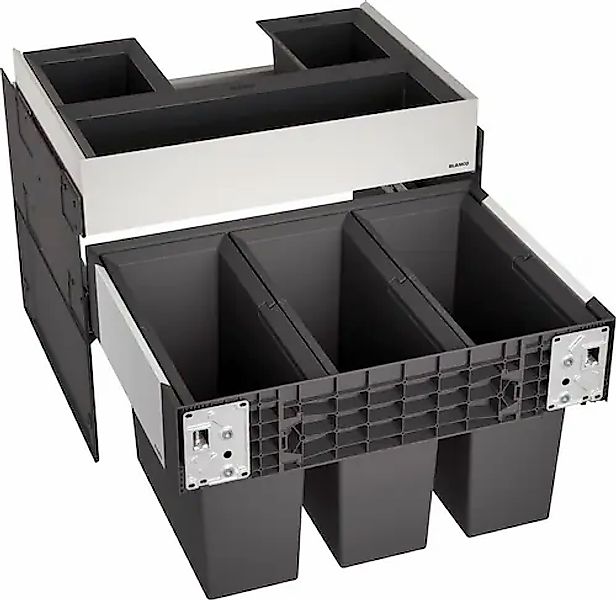 Blanco Mülltrennsystem »Select II 60/3 Orga«, 3 Behälter, Kunststoff, Stahl günstig online kaufen