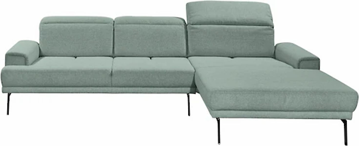 Musterring Ecksofa »MR 4580«, mit Kopf- und Sitztiefenverstellung, Metallfu günstig online kaufen