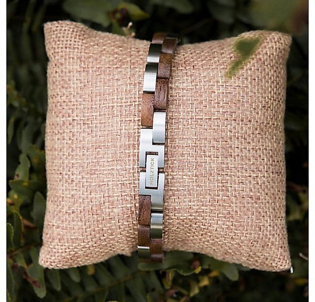 Holztick Bavaria Gliederarmband Enigma, handgefertigt aus Walnussholz und E günstig online kaufen