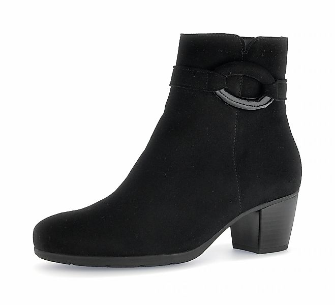 Gabor Stiefelette, Blockabsatz, Businessschuh mit dekorativem Schmuckelemen günstig online kaufen