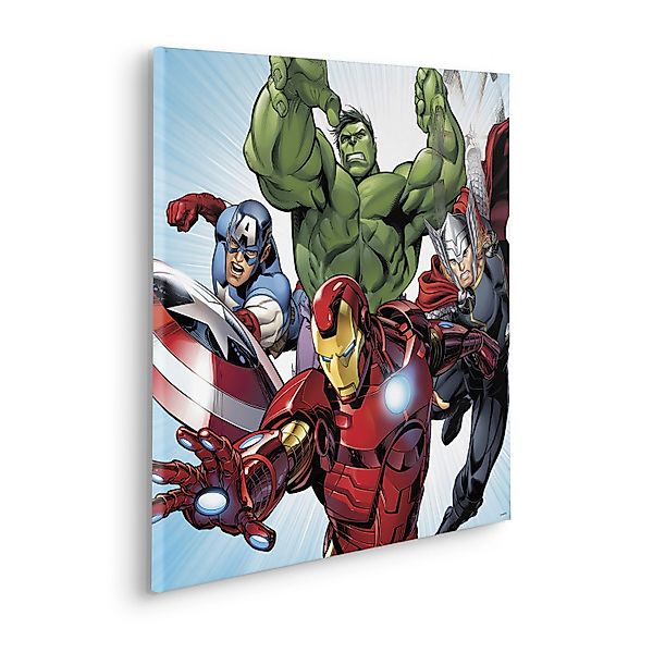 Komar Keilrahmenbild Marvel Avengers Teampower Bunt günstig online kaufen