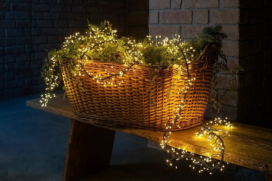 AM Design LED-Lichterkette »Doppelcluster, Weihnachtsdeko aussen« günstig online kaufen