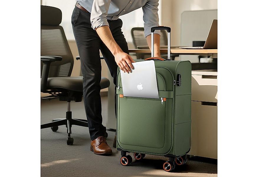 Verage Koffer Weichschalenkoffer, Leicht Reisekoffer mit Zahlenschloss, 4 R günstig online kaufen