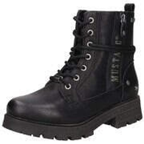 Mustang Schnür Boots Damen schwarz günstig online kaufen