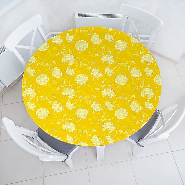 Abakuhaus Tischdecke Rundum-elastische Stofftischdecke, Gelb und günstig online kaufen