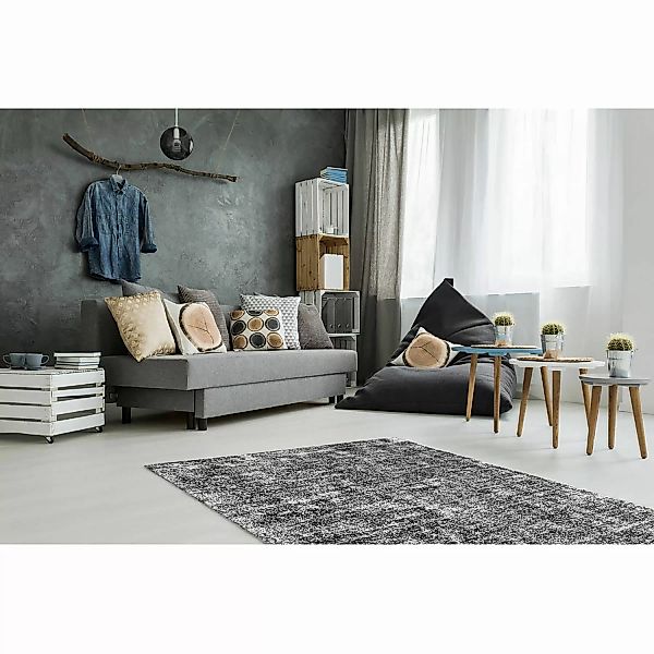 Kayoom Design-teppich Etna 110 Anthrazit 120cm X 170cm günstig online kaufen