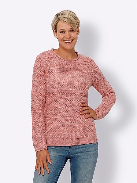 Sieh an! Strickpullover Rundhalspullover günstig online kaufen