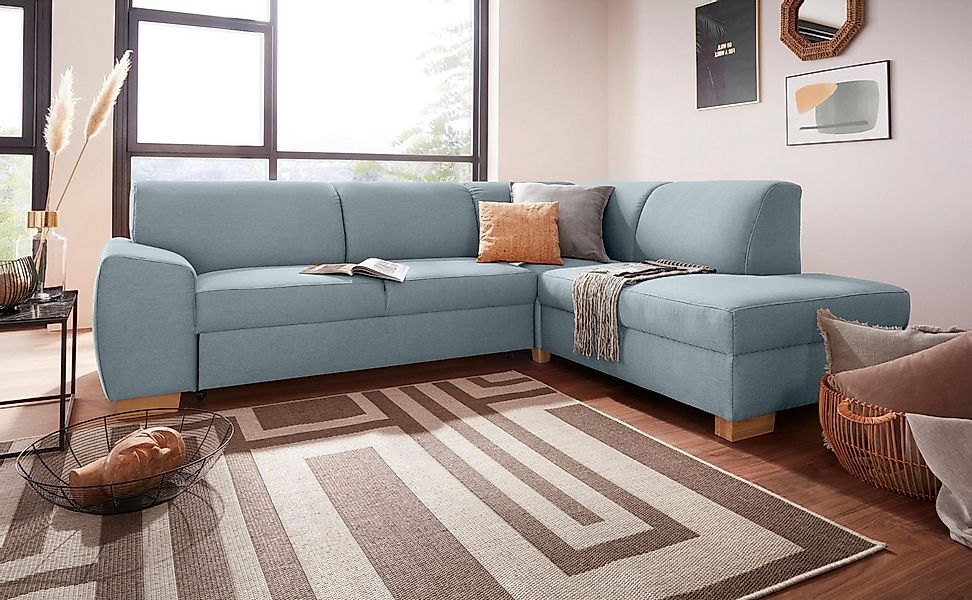 DOMO collection Ecksofa "Incanto L-Form", wahlweise mit Bettfunktion günstig online kaufen