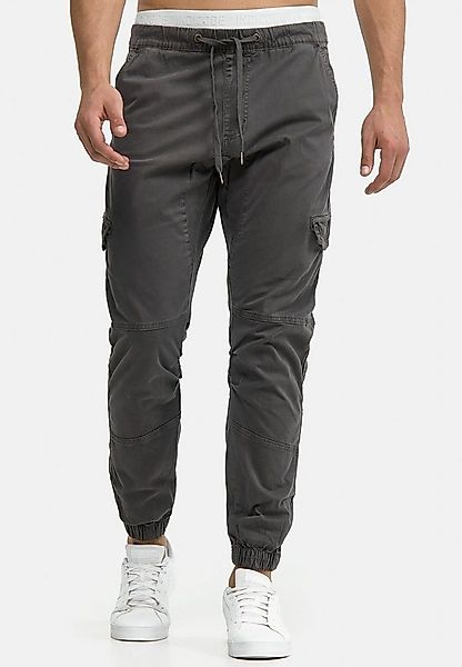 Indicode Cargohose Herren Levy Cargo Hose Herrenhose mit elastischem Bund u günstig online kaufen
