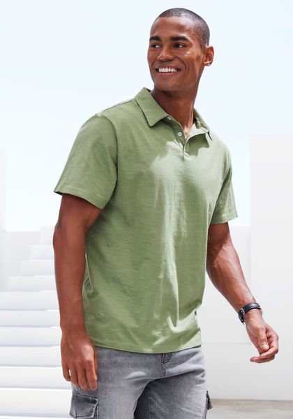 John Devin Poloshirt "mit Slub-Garn Struktur" Packung, 2er-Pack, 2 Stk. tlg günstig online kaufen