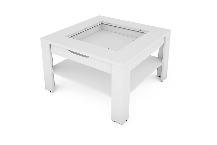 byLIVING Couchtisch RALPH, Breite 110 oder 67 cm, mit Glaseinsatz und Schub günstig online kaufen