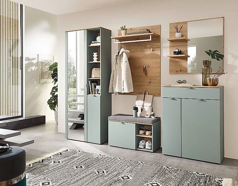 Innostyle Garderoben-Set "Bari Garderobenprogarmm, BxHxT 264x202x38 cm", (S günstig online kaufen