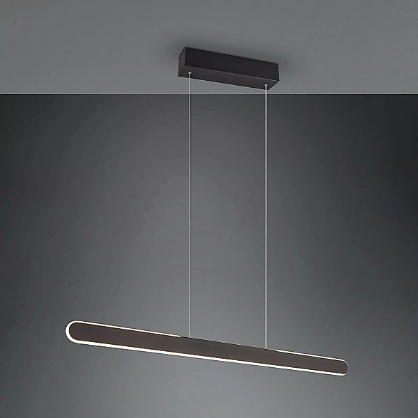 LED-Hängelampe Helios, schwarz, höhenverstellbar dimmbar CCT günstig online kaufen