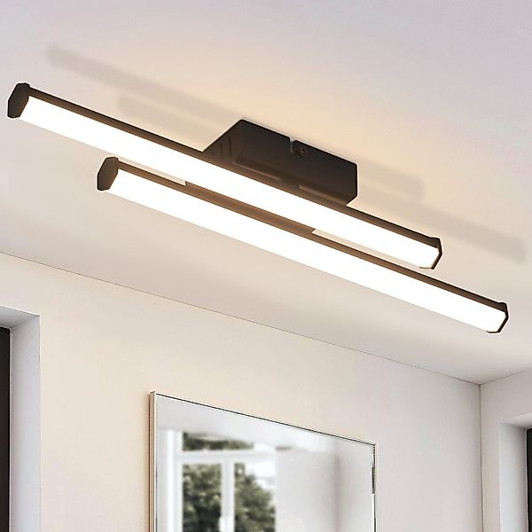 ZMH LED Deckenleuchte Wohnzimmer Schwarz Modern günstig online kaufen