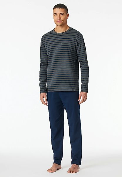 Schiesser Schlafanzug "Casual Essentials" 2 Stk. tlg., mit Streifen günstig online kaufen