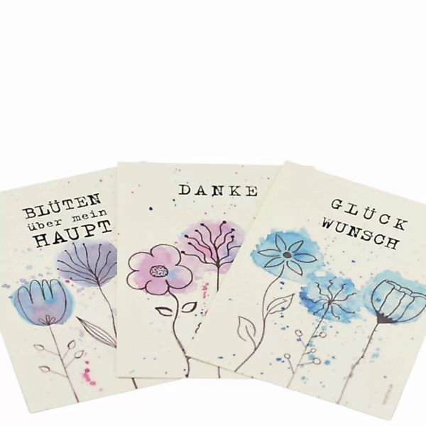 Postkarten Set Mit Blumen Und Blüten günstig online kaufen