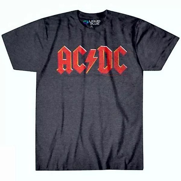 Liquid Blue T-Shirt AC/DC - Vintage Logo mit lizensiertem Print günstig online kaufen