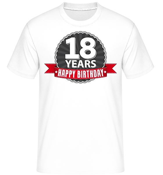 18 Years Birthday · Shirtinator Männer T-Shirt günstig online kaufen