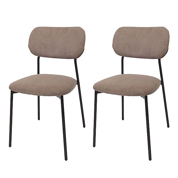 MCW Esszimmerstuhl O26 2er-Set Taupe günstig online kaufen