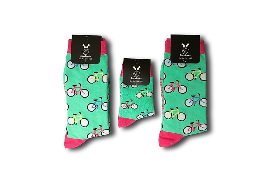 TwoSocks Freizeitsocken Lustige Socken Partnerlook 3x Socken, Familien Set, günstig online kaufen
