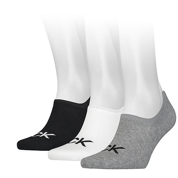 Calvin Klein Jeans Füßlinge "CK MEN FOOTIE HIGH CUT 3P LOGO", (3 Paar), Mit günstig online kaufen