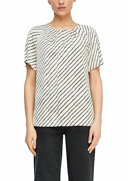 Comma Shirtbluse mit Streifen Muster günstig online kaufen