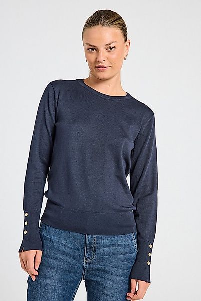 FREEQUENT Strickpullover FQKATIE-PULLOVER mit Zierknöpfen günstig online kaufen