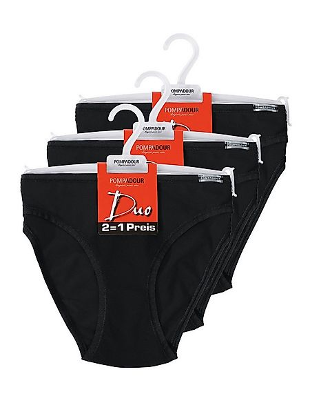 Pompadour Bikinislip 6er Pack Damen Bikinislip DUO (Packung, 6-St) - günstig online kaufen