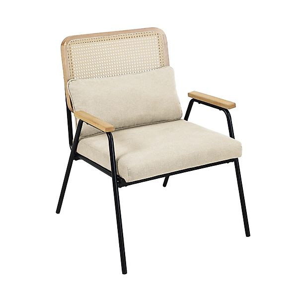 Svita Thea Loungesessel Loungestuhl Mit Armlehnen Kissen Indoor Relaxstuhl günstig online kaufen