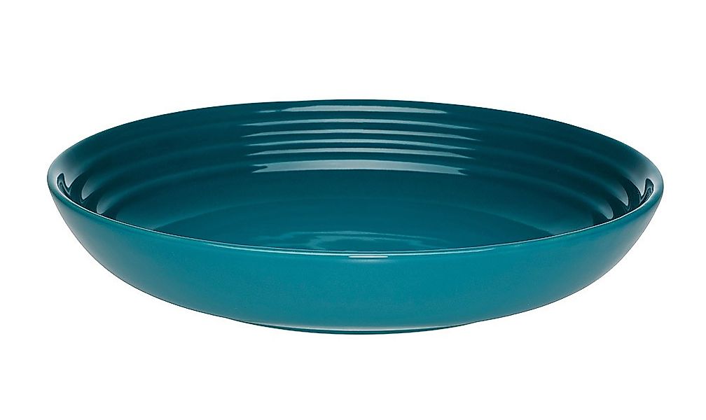 Le Creuset Suppenteller Steinzeug Deep Teal Petrol 22cm günstig online kaufen