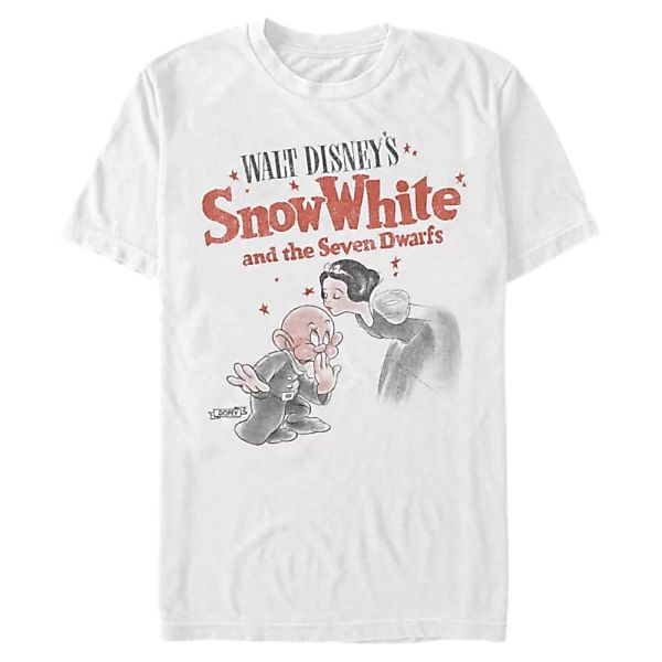 Disney - Schneewittchen - Snow White & Dopey Sweet Kiss - Männer T-Shirt günstig online kaufen