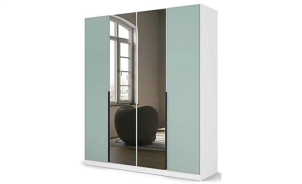 Drehtürenschrank  Skyla ¦ weiß ¦ Maße (cm): B: 181 H: 210 Schränke > Kleide günstig online kaufen