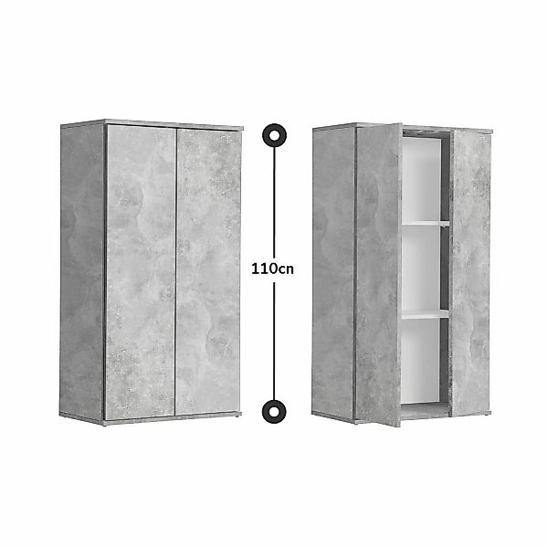 mokebo Mehrzweckschrank Der Schlanke (60x110 cm, günstig online kaufen