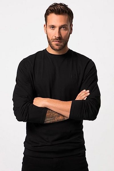 JP1880 T-Shirt Langarmshirt Bauchfit Basic Rundhals bis 8 XL günstig online kaufen