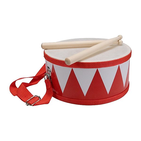 GICO Spielzeug-Musikinstrument Trommel für Kinder rot/weiss günstig online kaufen