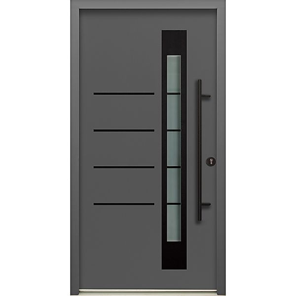 Splendoor Thermospace Haustür Berlin Prime Anthr.-Schwarz 210x100 cm R günstig online kaufen