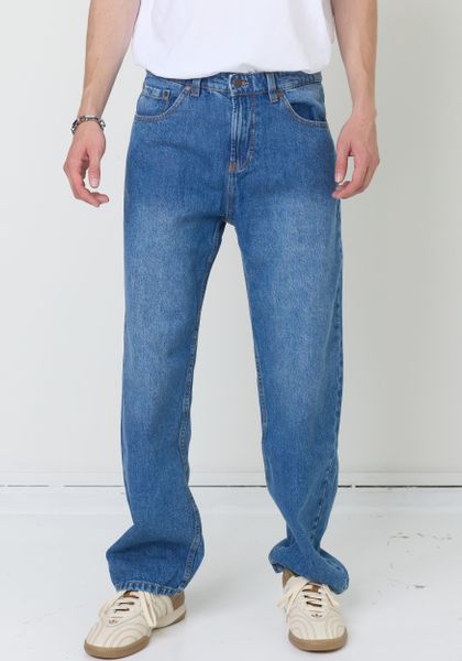 DENIM PROJECT Loose-fit-Jeans in blauer Waschung günstig online kaufen