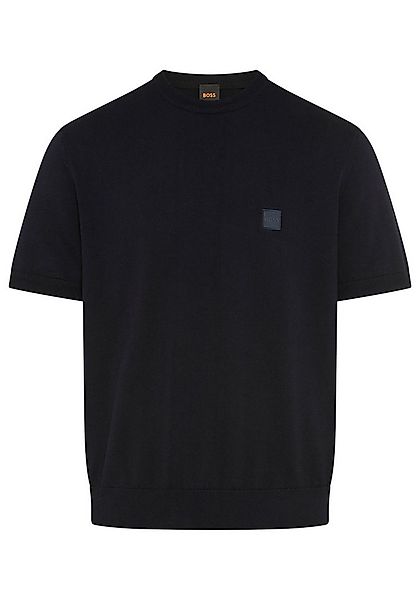 BOSS ORANGE Kurzarmpullover Kanacho mit Kaschmir-Anteil, Rundhals günstig online kaufen