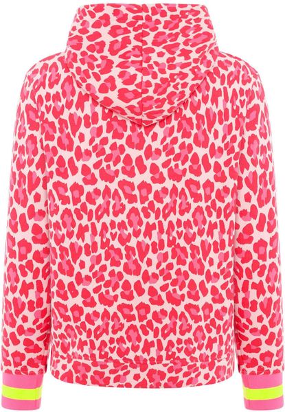 Zwillingsherz Hoodie ""Leo Allover Neon Kante"" mit Animal-Design und kontr günstig online kaufen