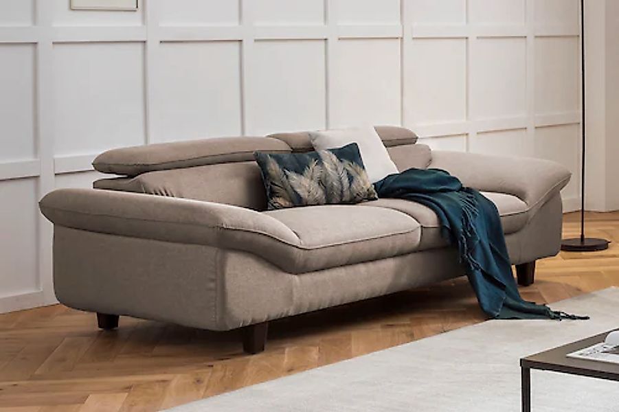 Home affaire 2-Sitzer »Pilot«, Big-Sofa mit Kopfteilverstellung günstig online kaufen