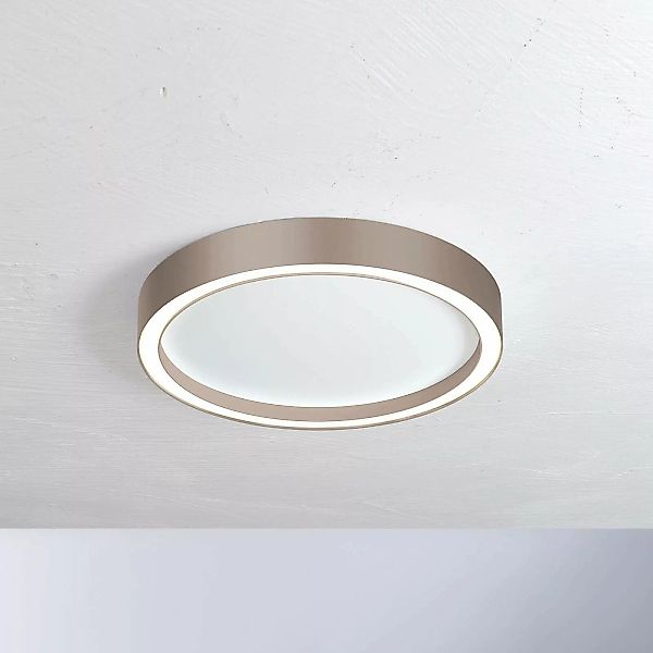 Bopp Aura LED-Deckenlampe Ø 40cm weiß/taupe günstig online kaufen