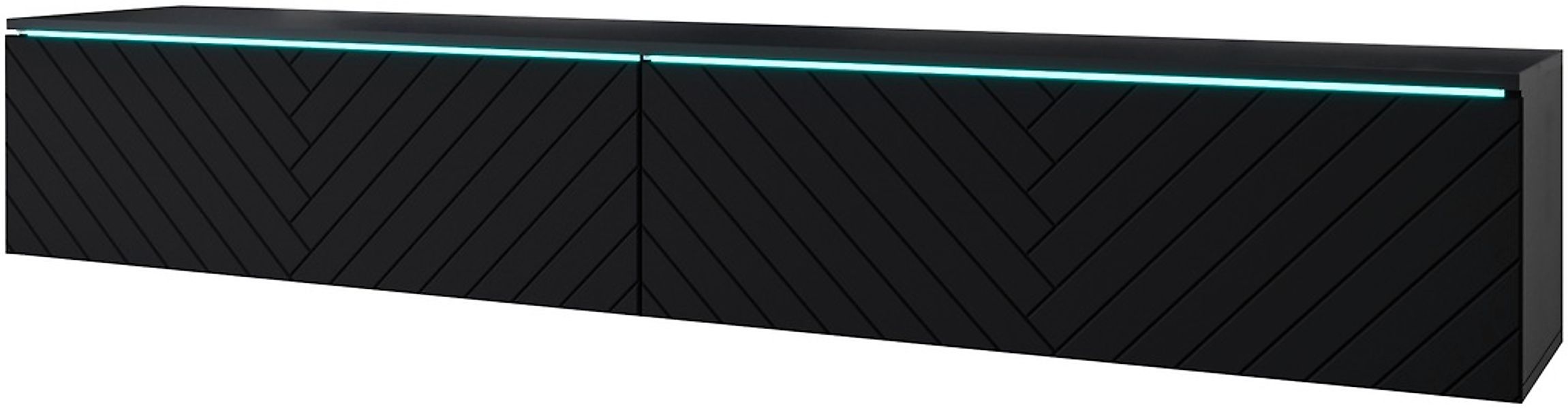 INOSIGN Lowboard "Vera, wahlweise mit oder ohne Beleuchtung", gefräste MDF günstig online kaufen