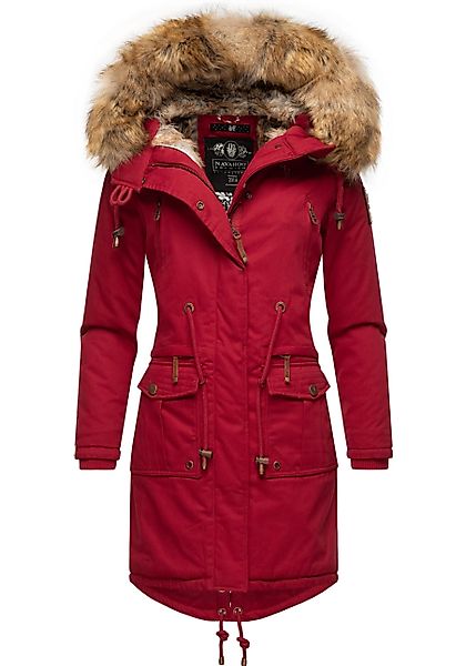 Navahoo Wintermantel "Rosinchen", stylischer Damen Winter Baumwollparka mit günstig online kaufen