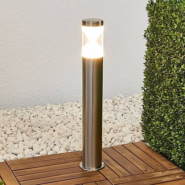 Lindby LED-Wegeleuchte Fabrizio, Höhe 56 cm, Edelstahl günstig online kaufen