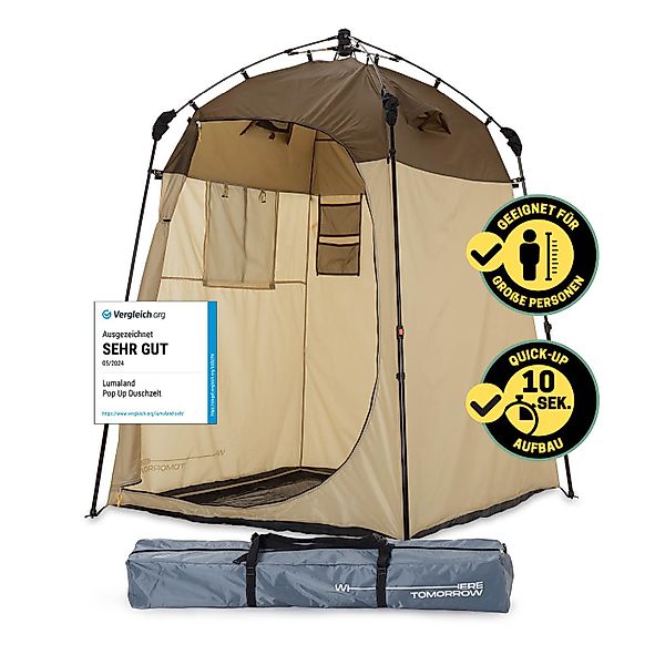 Lumaland Kuppelzelt Pop Up Duschzelt Quick günstig online kaufen